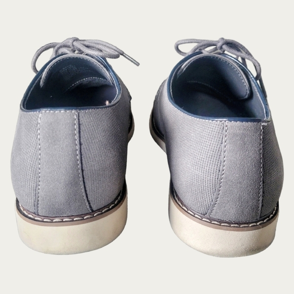 Steve Madden \ Men's David Nubuck Leather Oxford Shoes / Dove Grey / 10.5 - Picture 7 of 9